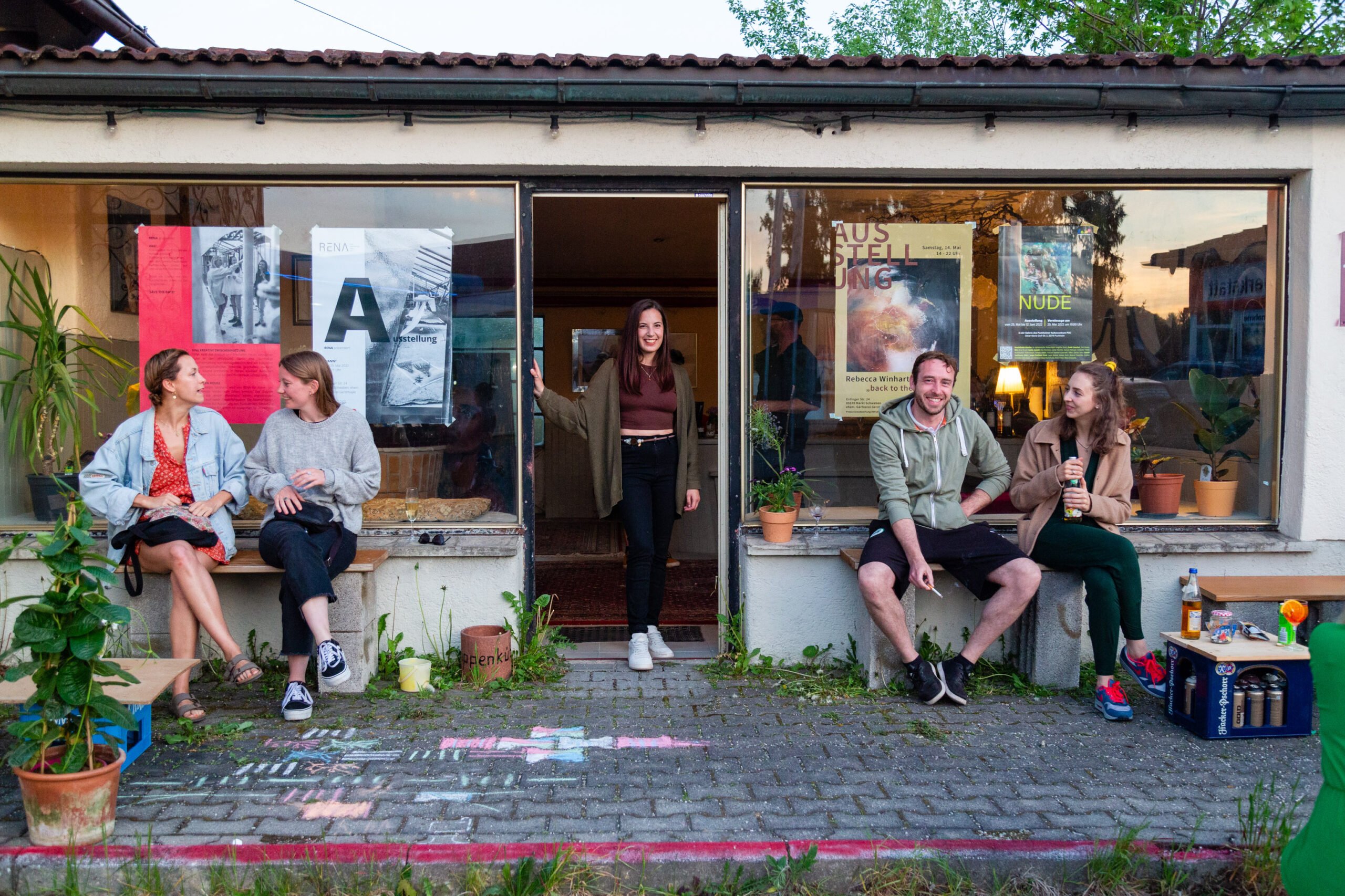 Ausstellung Rebecca Winhart in der ehem. Gärtnnerei an der Erdinger Strasse.